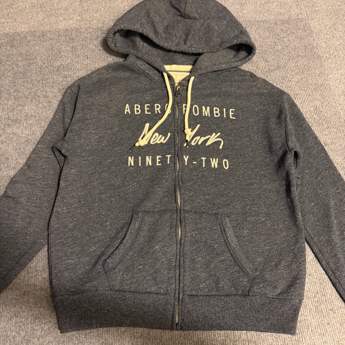 아베크롬비 그레이 후드집업 m 상품이미지2