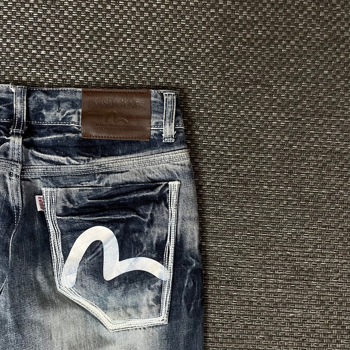 (30) 에비수 진청 워싱 포인트 데님 팬츠 상품이미지6
