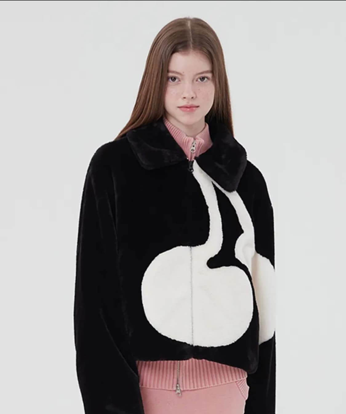 키르시 빅 체리 보아 퍼 자켓 상품이미지1