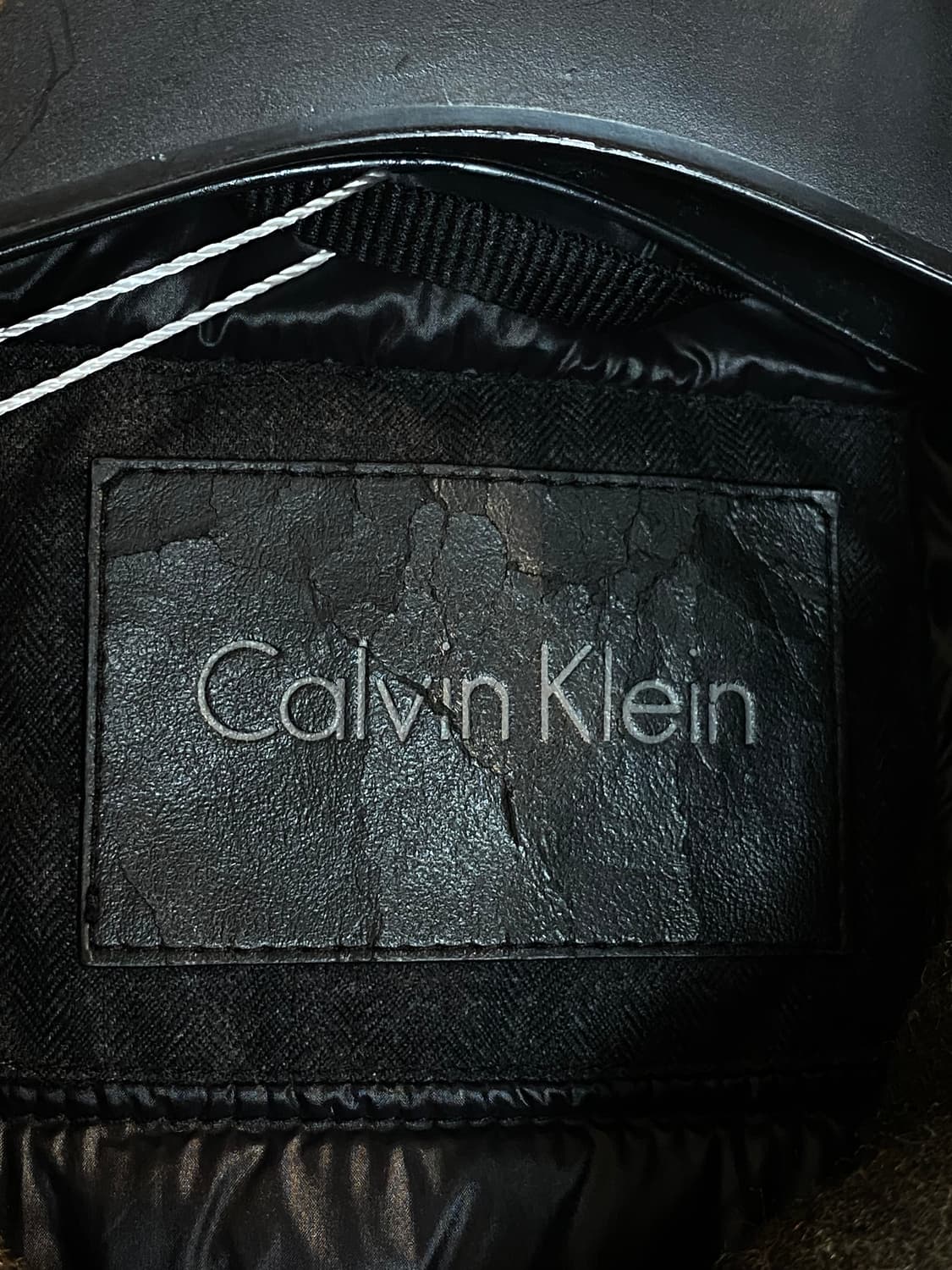 캘빈 클라인 울 패디드 하프 코트 상품이미지4