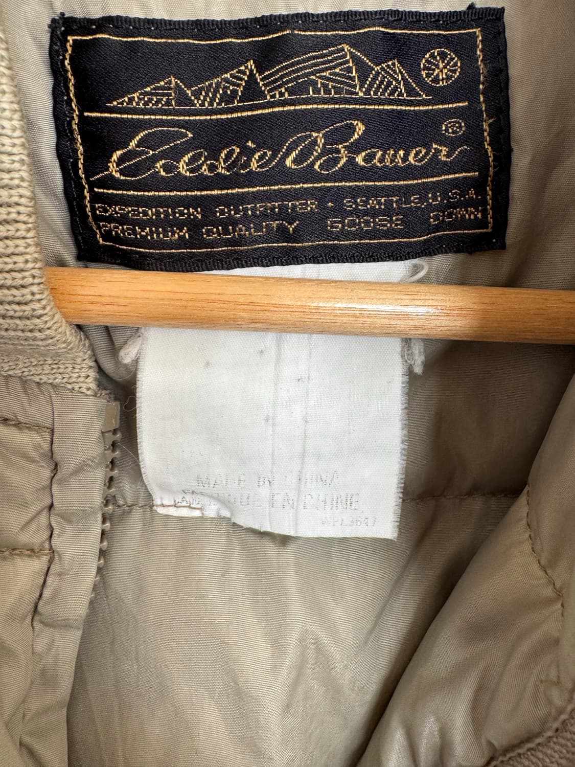 90s 에디바우어 패딩조끼 상품이미지5