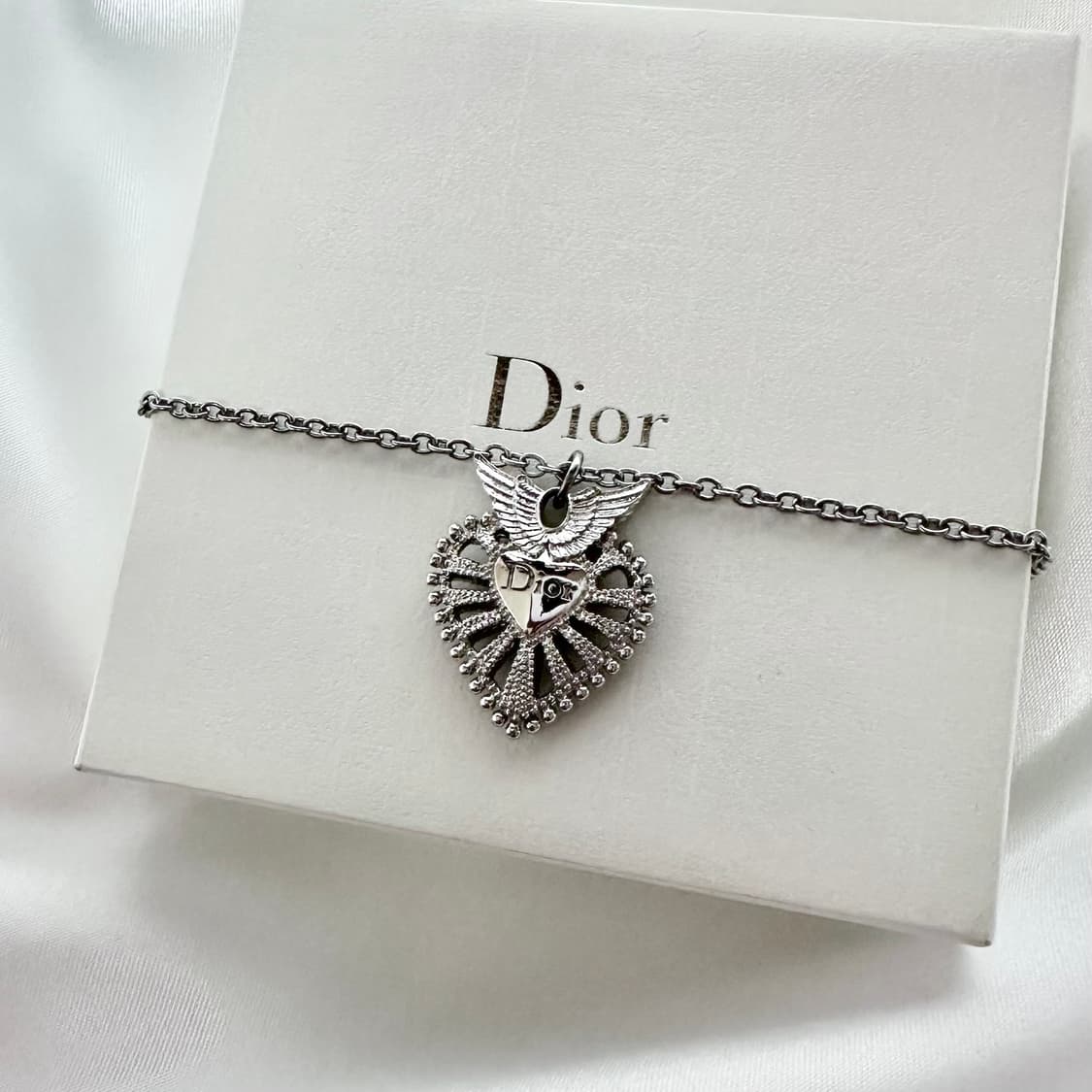 디올 엔젤하트 목걸이 상품이미지2