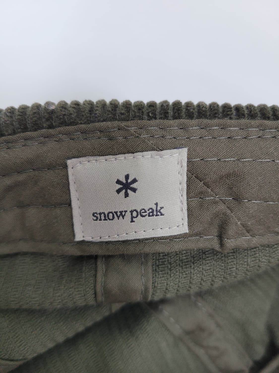 Snow peak 24FW 스노우피크 코듀로이 와치캡 / M 카키 상품이미지7