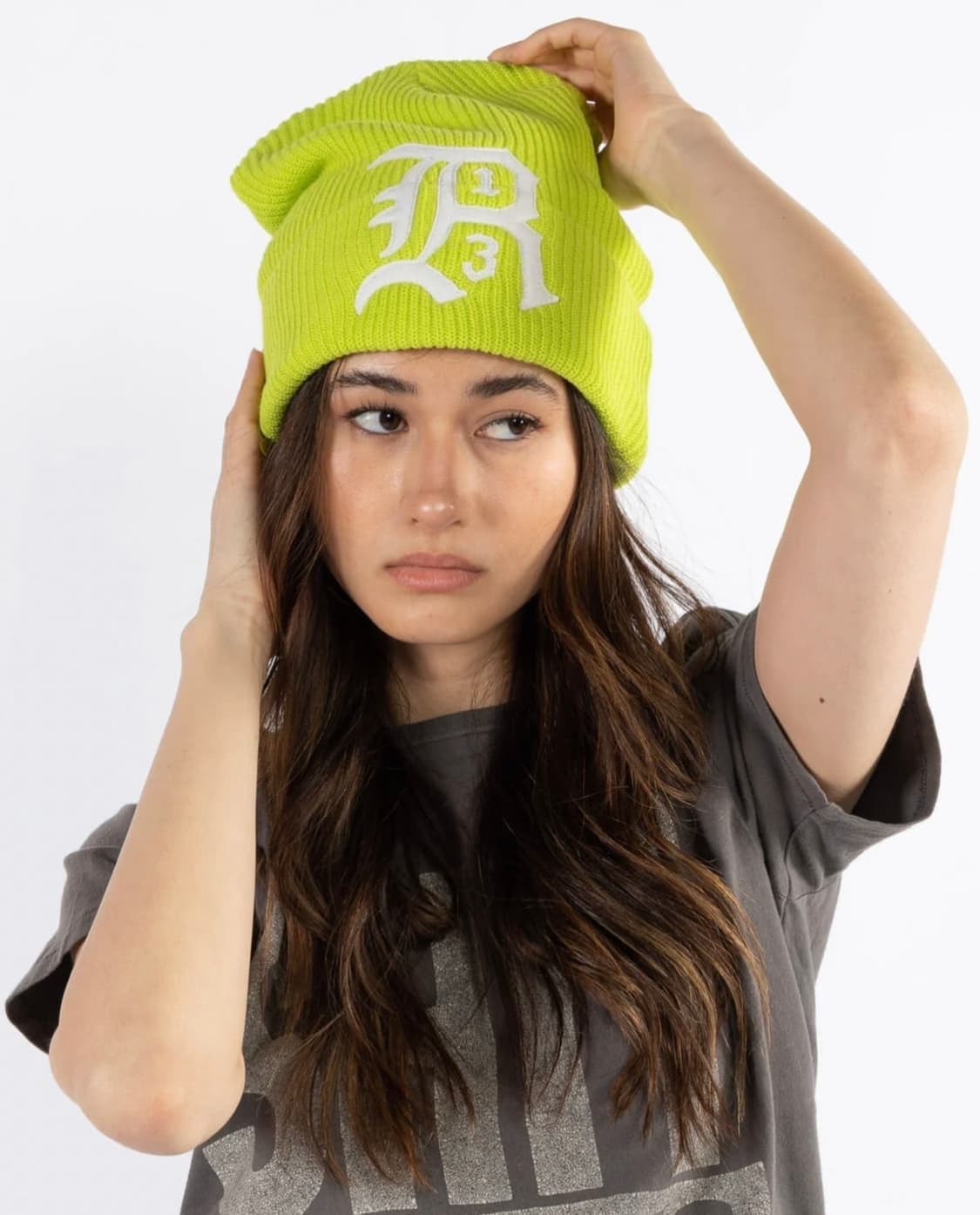 [사쿠라님 착용] R13 로고 비니 상품이미지1