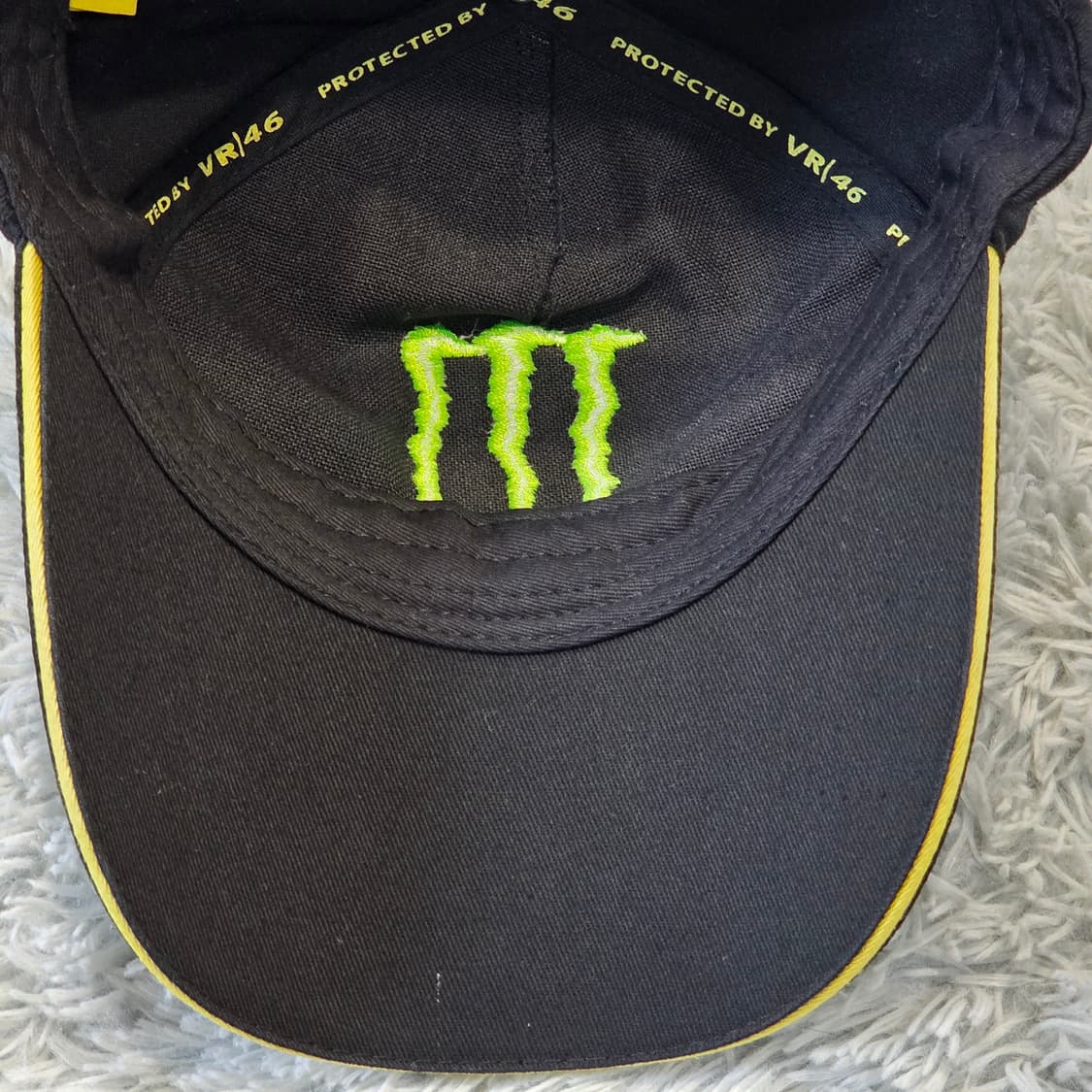 L6-6:몬스터 에너지x발렌티노 로시 VR46 캡 블랙 56-59cm 상품이미지7