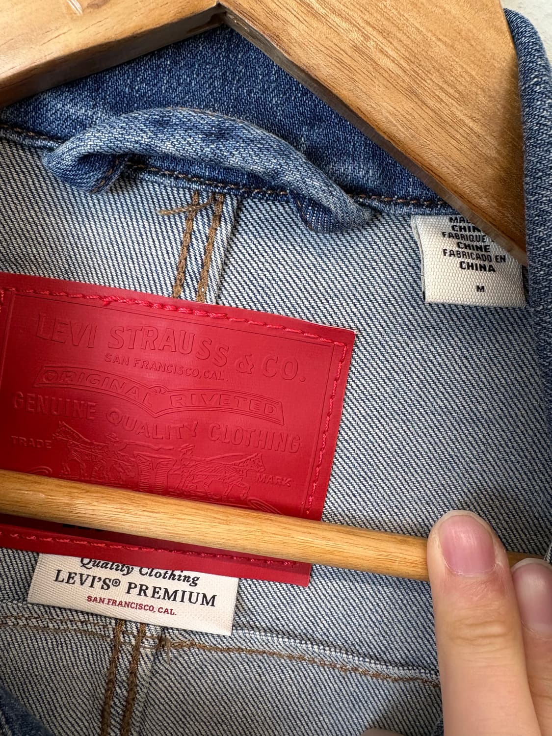 리바이스 프리미엄 엔지니어드 버튼 데님 자켓 상품이미지5