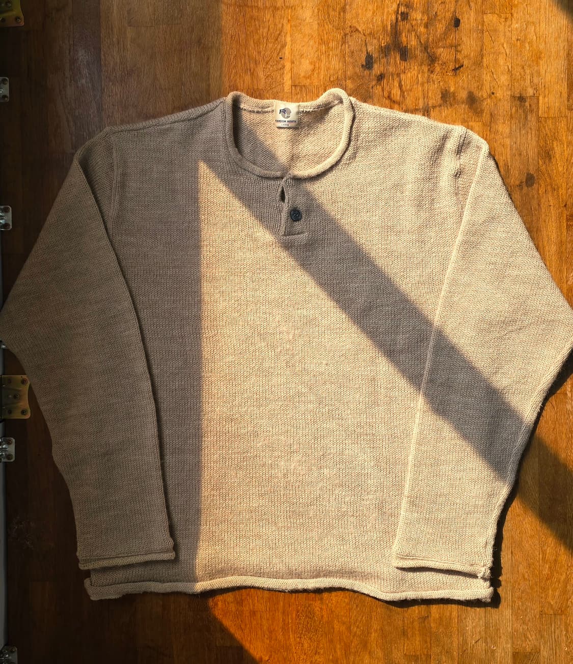 일본 빈티지 헨리넥 니트 Made In Japan 상품이미지1