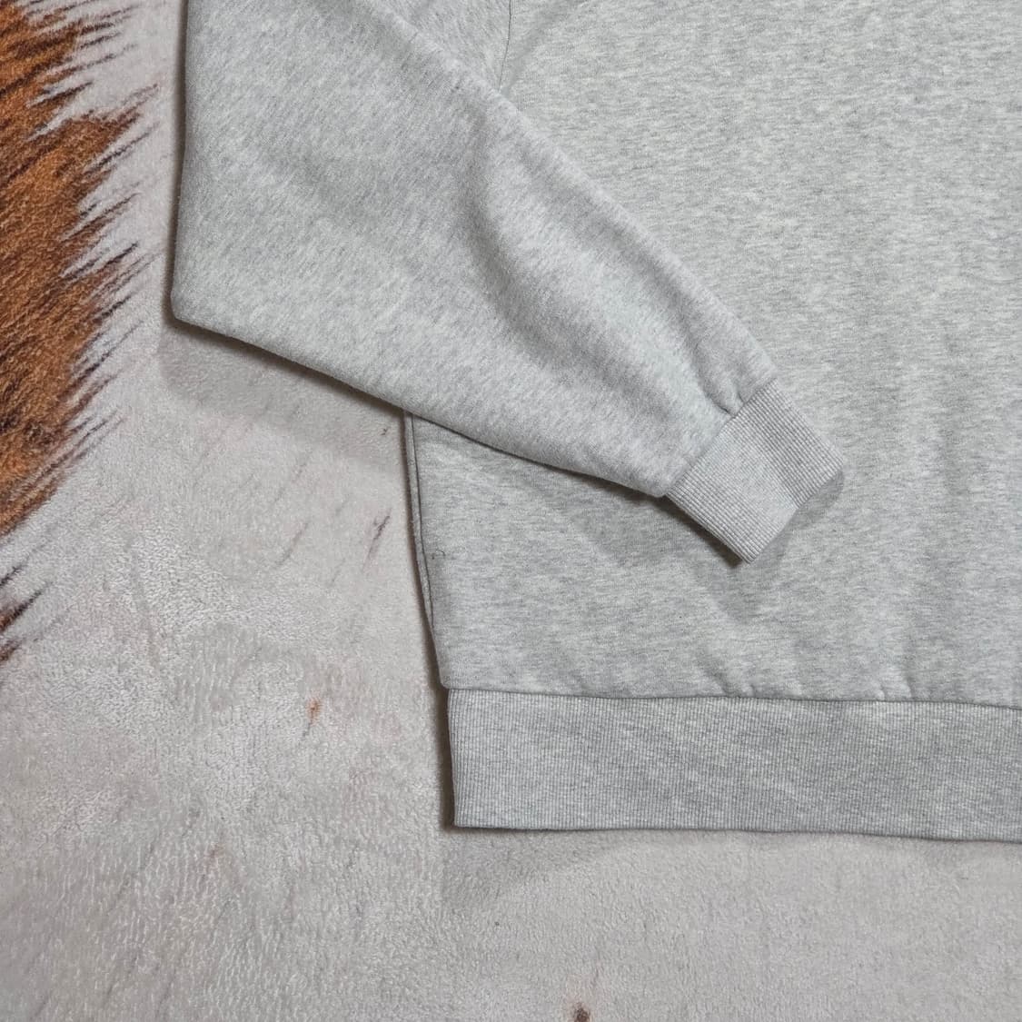 MLB NY 도트 자수 그레이 후드티 상품이미지8