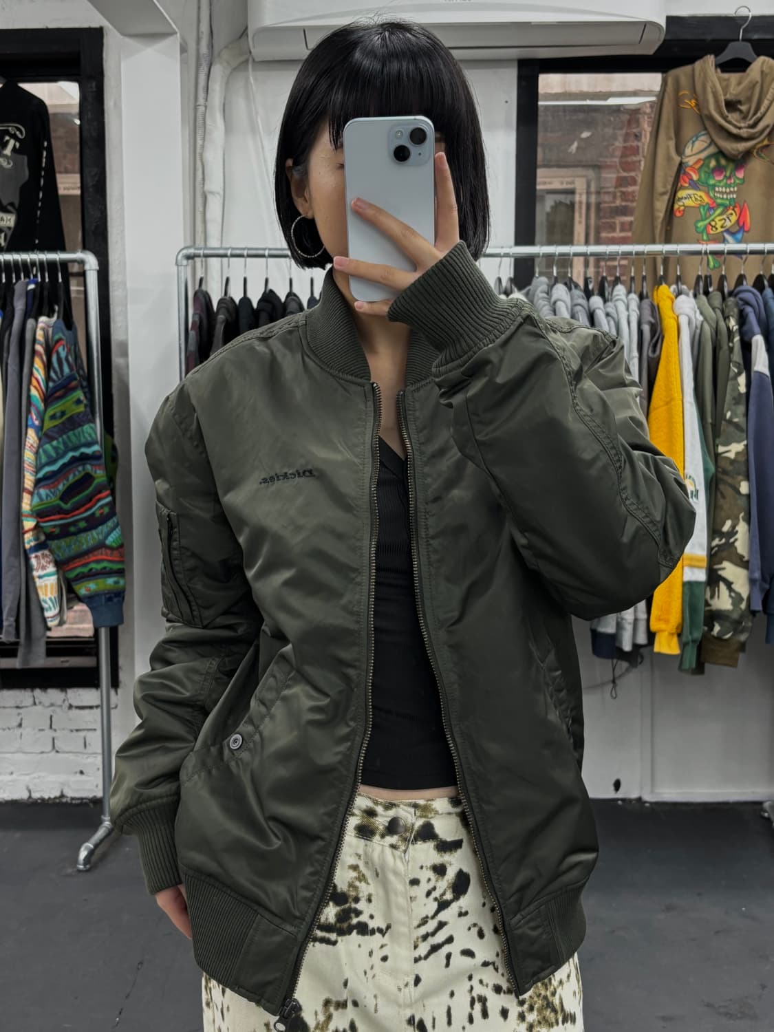 디키즈 카키 봄버자켓 상품이미지1