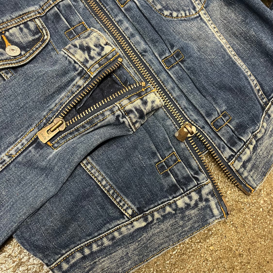00s Levis 타입원 데님 자켓 (95) 상품이미지3