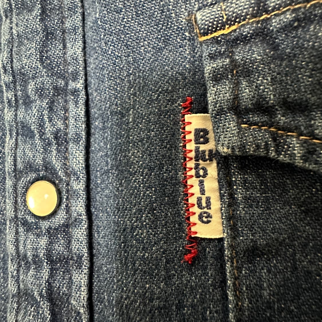 BLUE BLUE japan denim shirt 상품이미지3