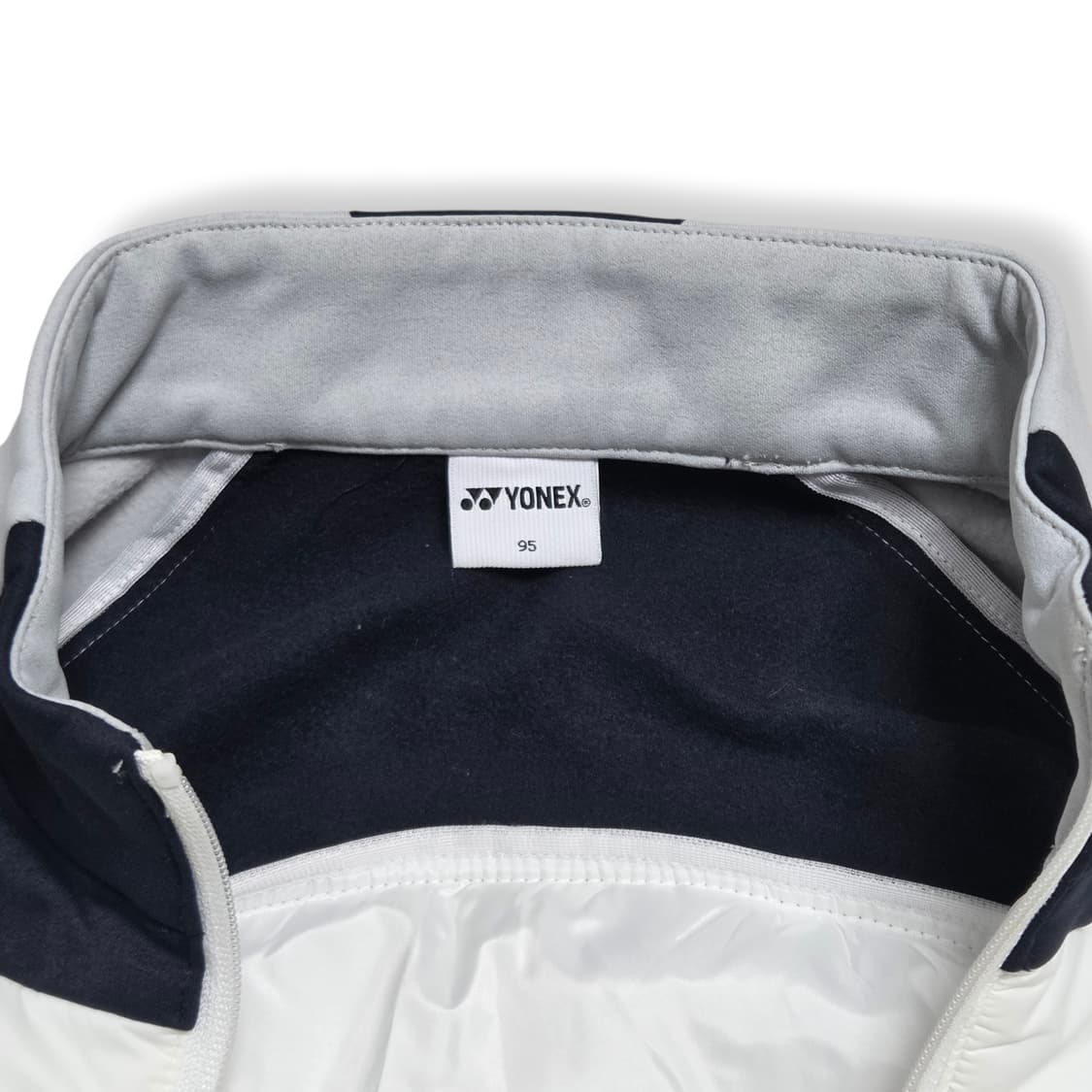 요넥스 패딩 트레이닝 자켓 화이트 배색 상품이미지5