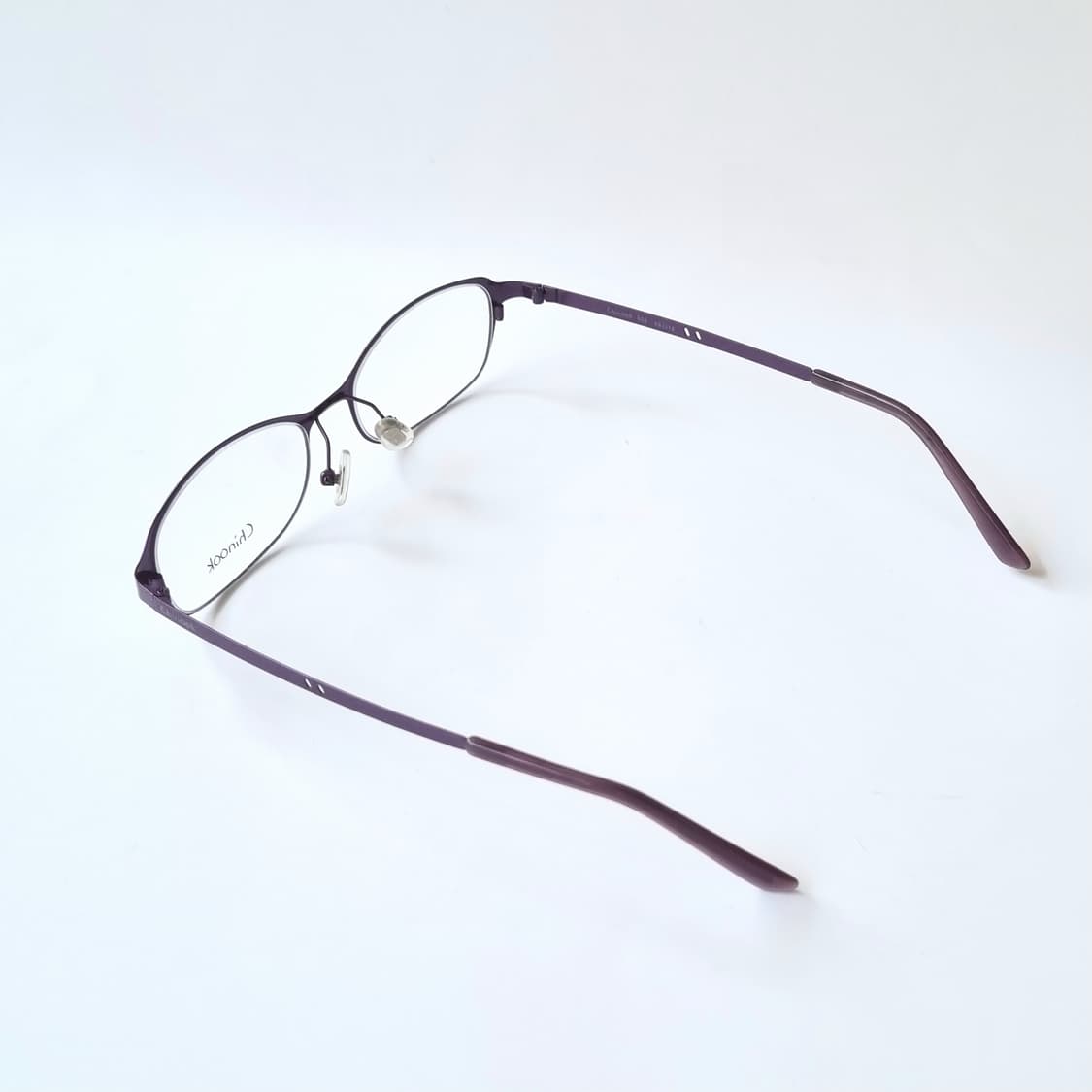 데드스탁 퍼플 라운드 오벌 가벼운 안경테 373 상품이미지5