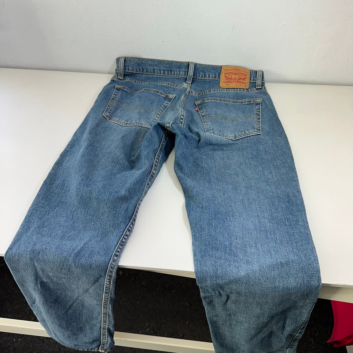 31 리바이스 511 연청 슬림스트레이트 데님팬츠 상품이미지3