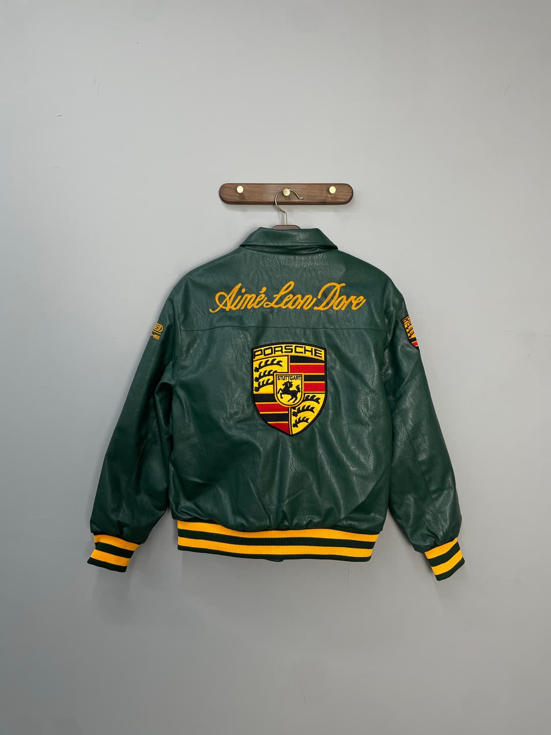 포르쉐 빅패치로고 레더자켓 H1797 상품이미지6