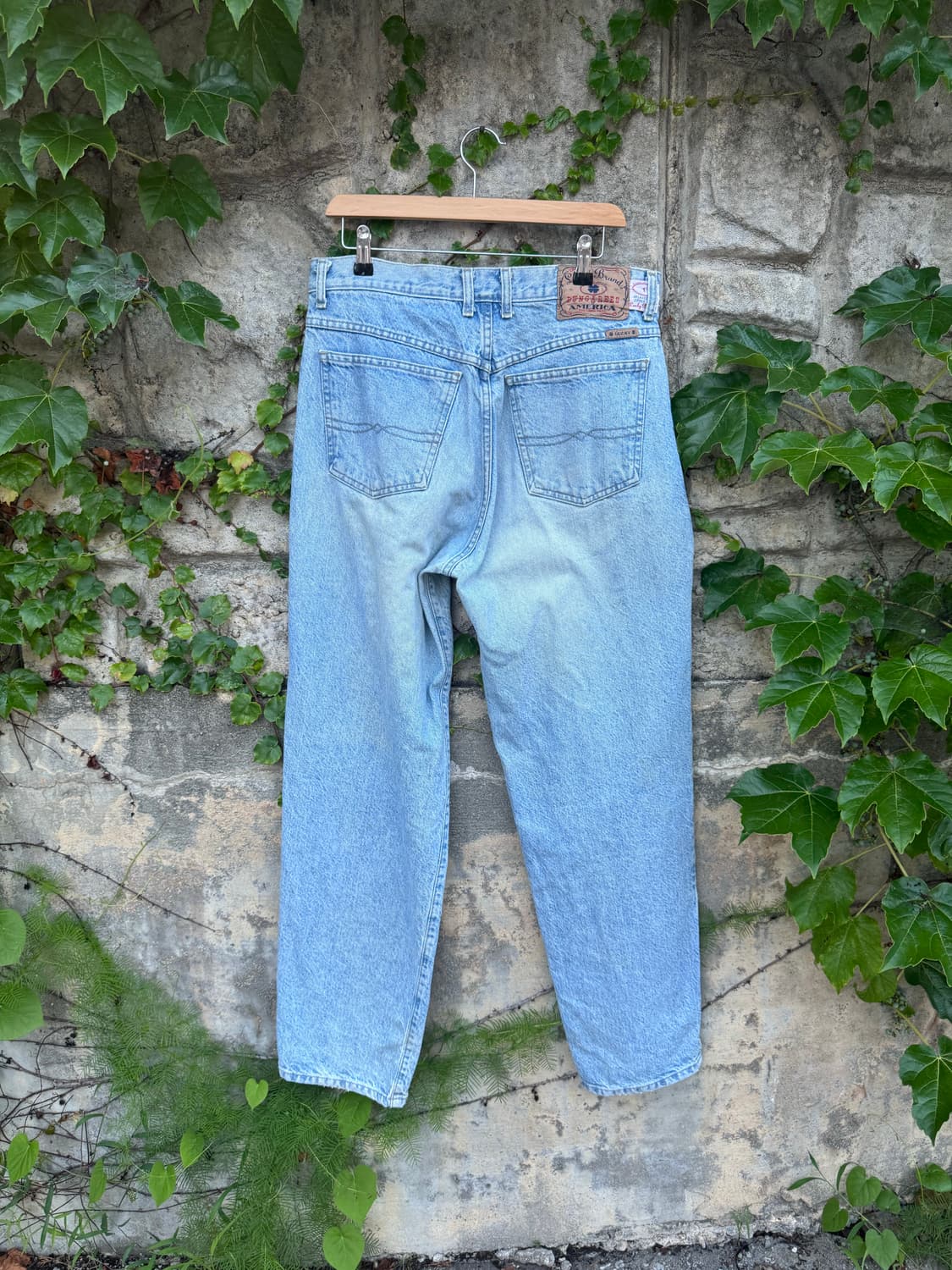 90s 럭키브랜드 덩가리 핏 made in usa 데님 팬츠 34 상품이미지2