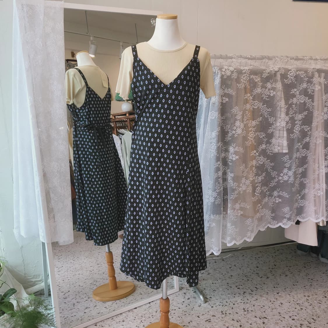 List 언밸런스 뷔스티에 원피스 상품이미지7