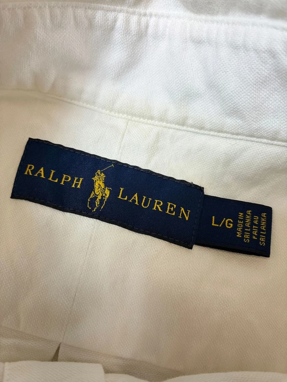 폴로 랄프로렌 옥스포드 자수 로고 화이트 셔츠 PN8092 상품이미지7