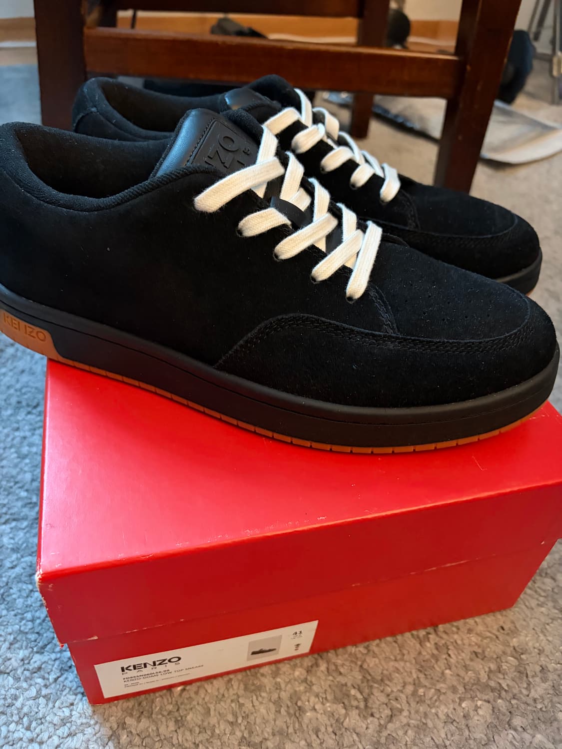 [41]kenzo dome 스니커즈 블랙 새상품 상품이미지3