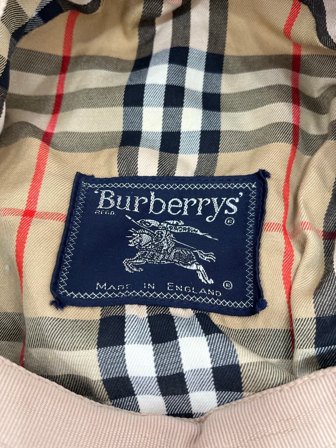 버버리 클래식 체크 헌팅캡 상품이미지3