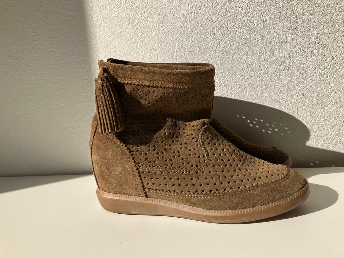 이자벨마랑 베슬리부츠 36사이즈 스웨이드부츠 앵클부츠 웨지힐부츠 상품이미지2