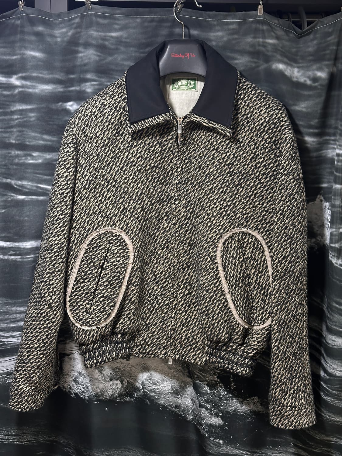 STU 더블 카라 트윌 자켓 M 상품이미지2