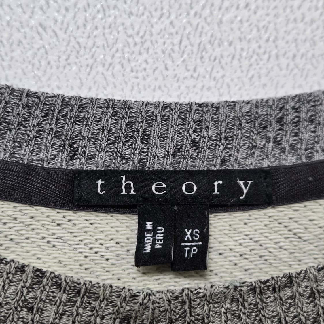 띠어리 코튼 스웻셔츠/ 여성 맨투맨 상품이미지4