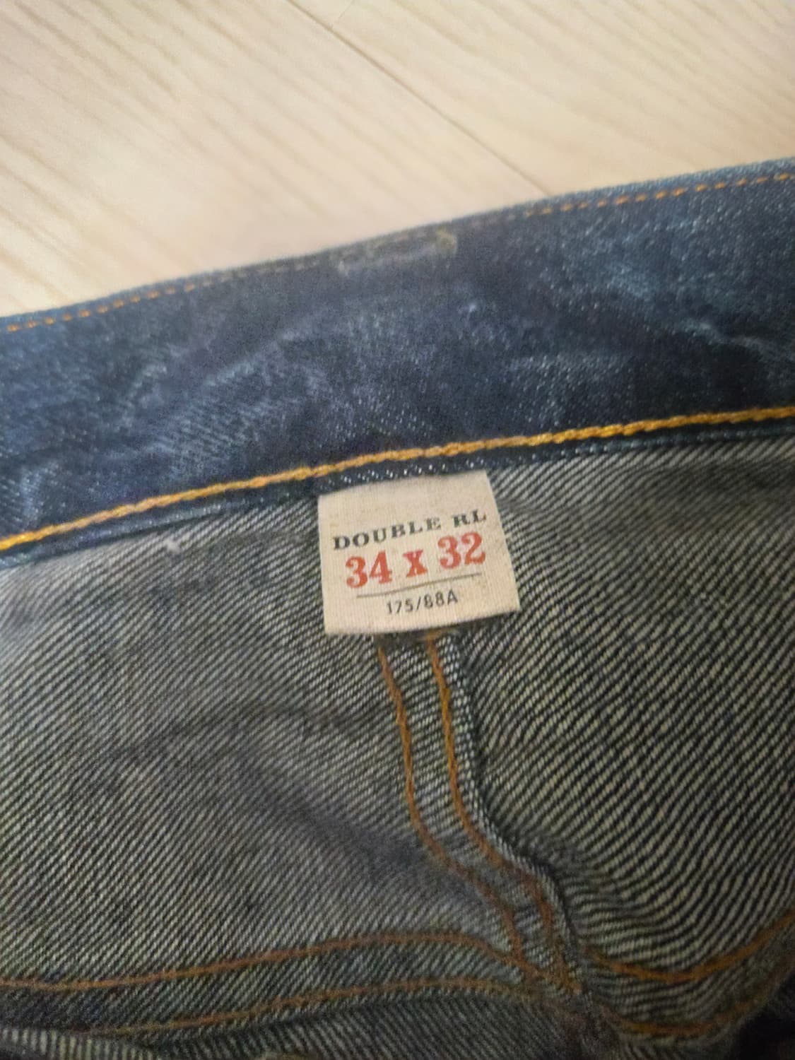 RRL 더블알엘 홀리 셀비지 스트레이트진 상품이미지6