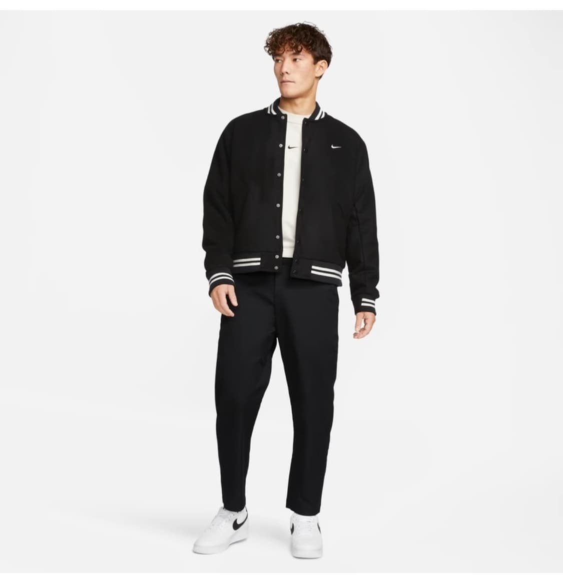 나이키 블랙 바시티 자켓 상품이미지10