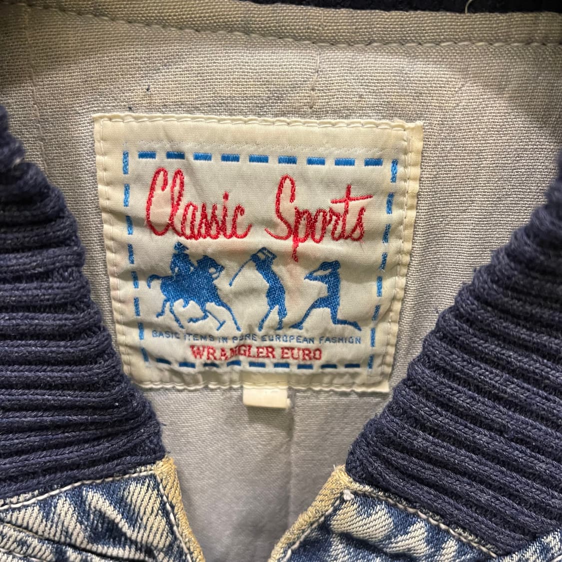 80's 빈티지 데님 블루종 상품이미지3