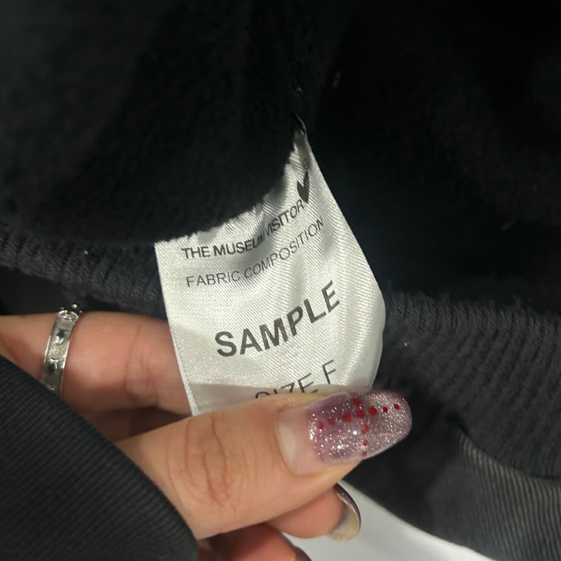 The museum visitor 더뮤지엄비지터 차콜 호피 2-way 상품이미지6