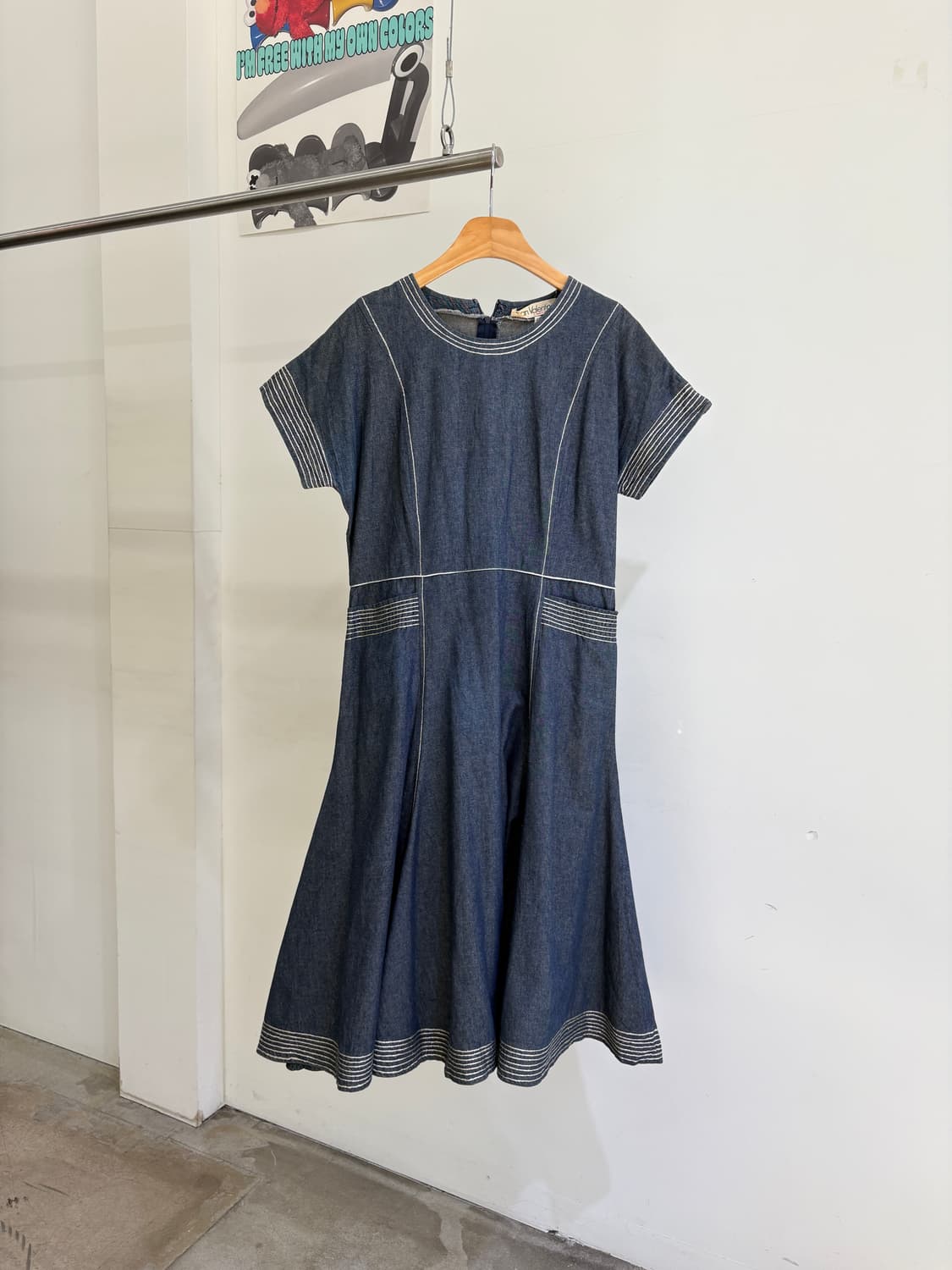 SAN VALENTINO (Made in Italy) 데님원피스 상품이미지1