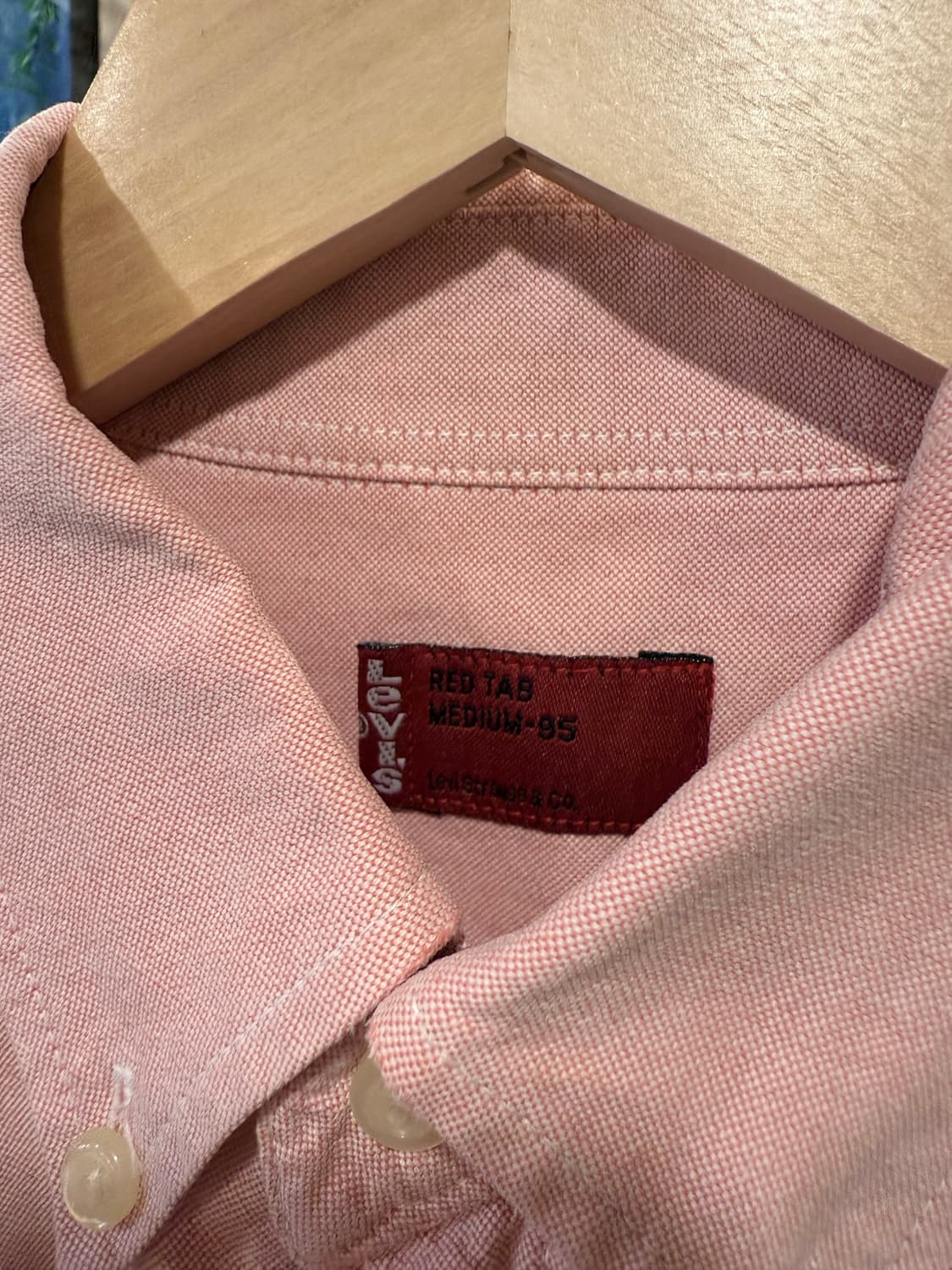 리바이스 핑크 셔츠 상품이미지2