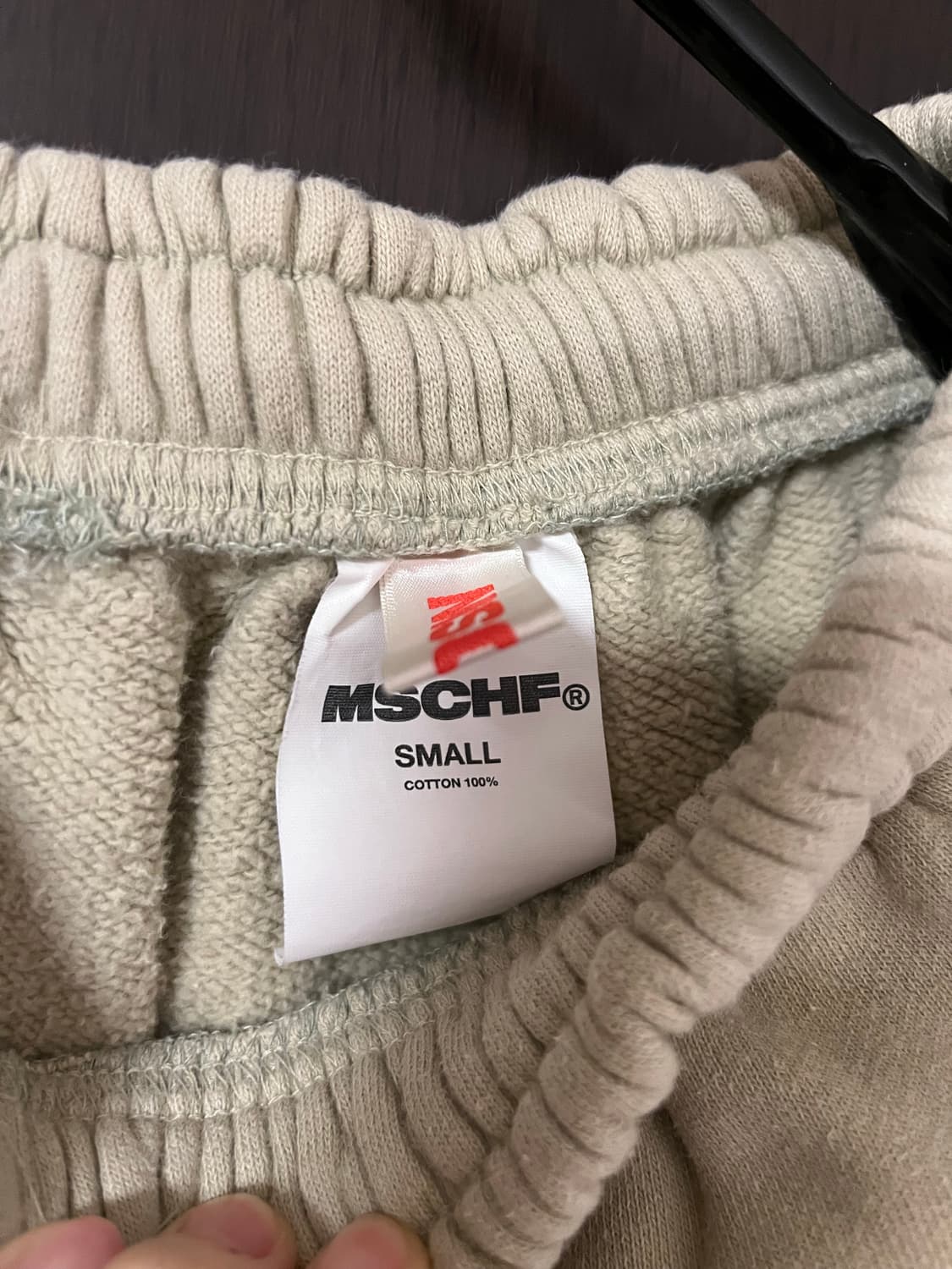 (미노이 입음) 미스치프 롬버스 조거팬츠 카키 S 상품이미지5