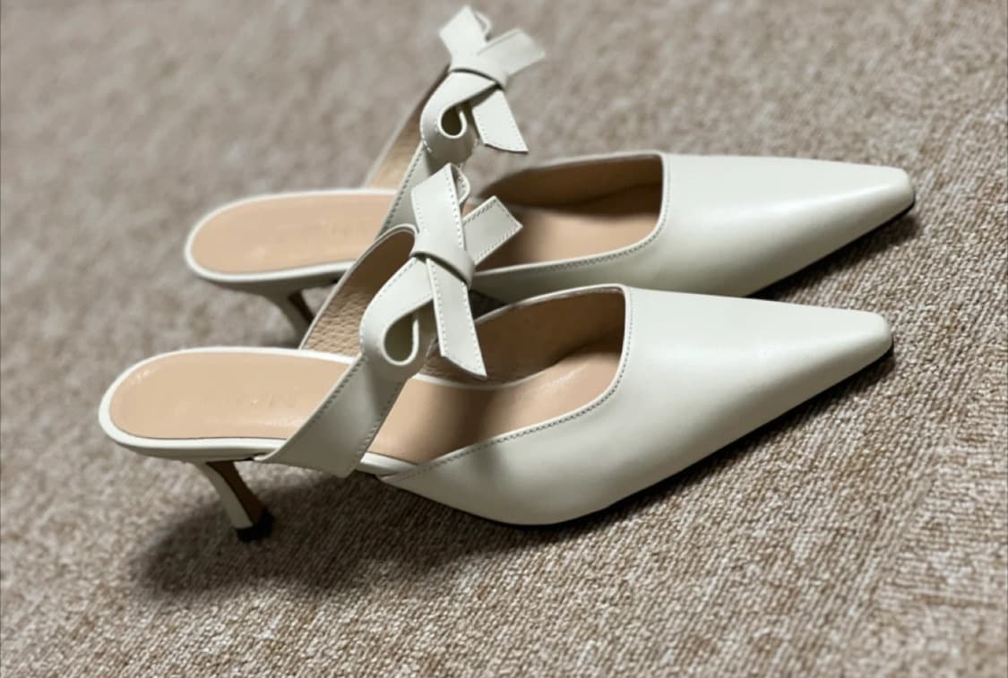 TWIN 리본 뮬 슬리퍼 상품이미지6