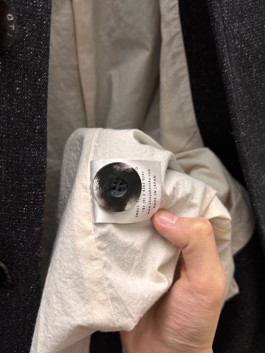 신야코즈카 23fw His Mac 코트 상품이미지7