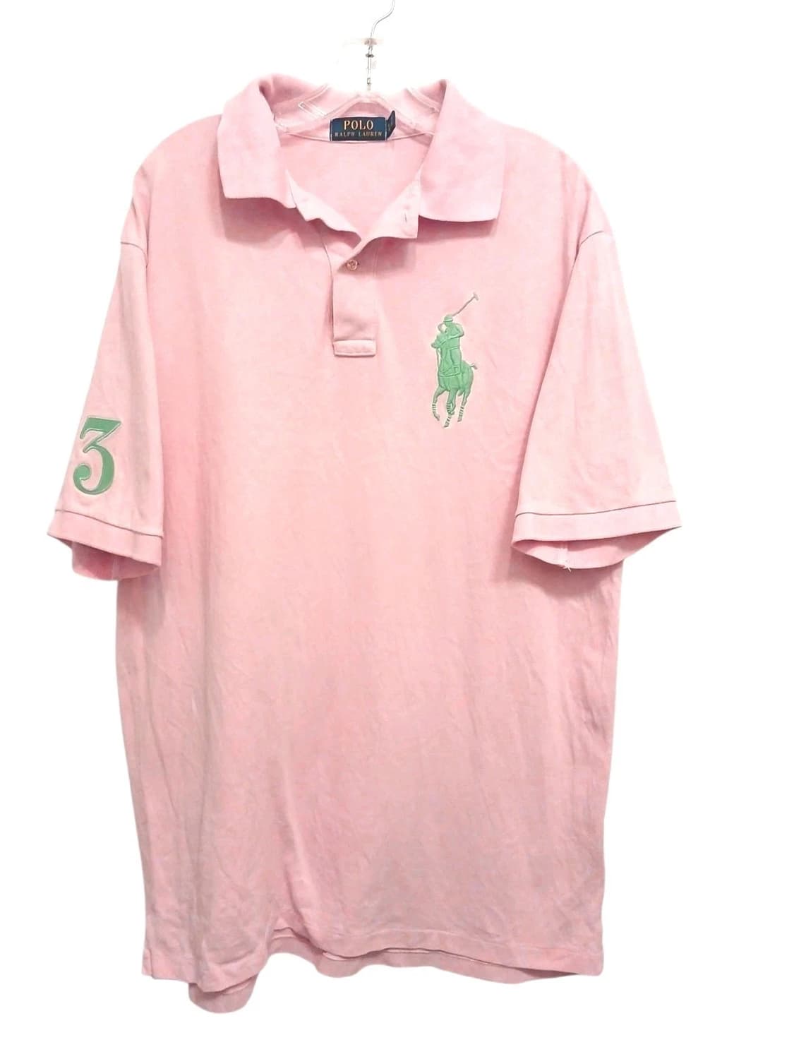 폴로 랄프로렌 빅포니 반팔 카라티 핑크 상품이미지1