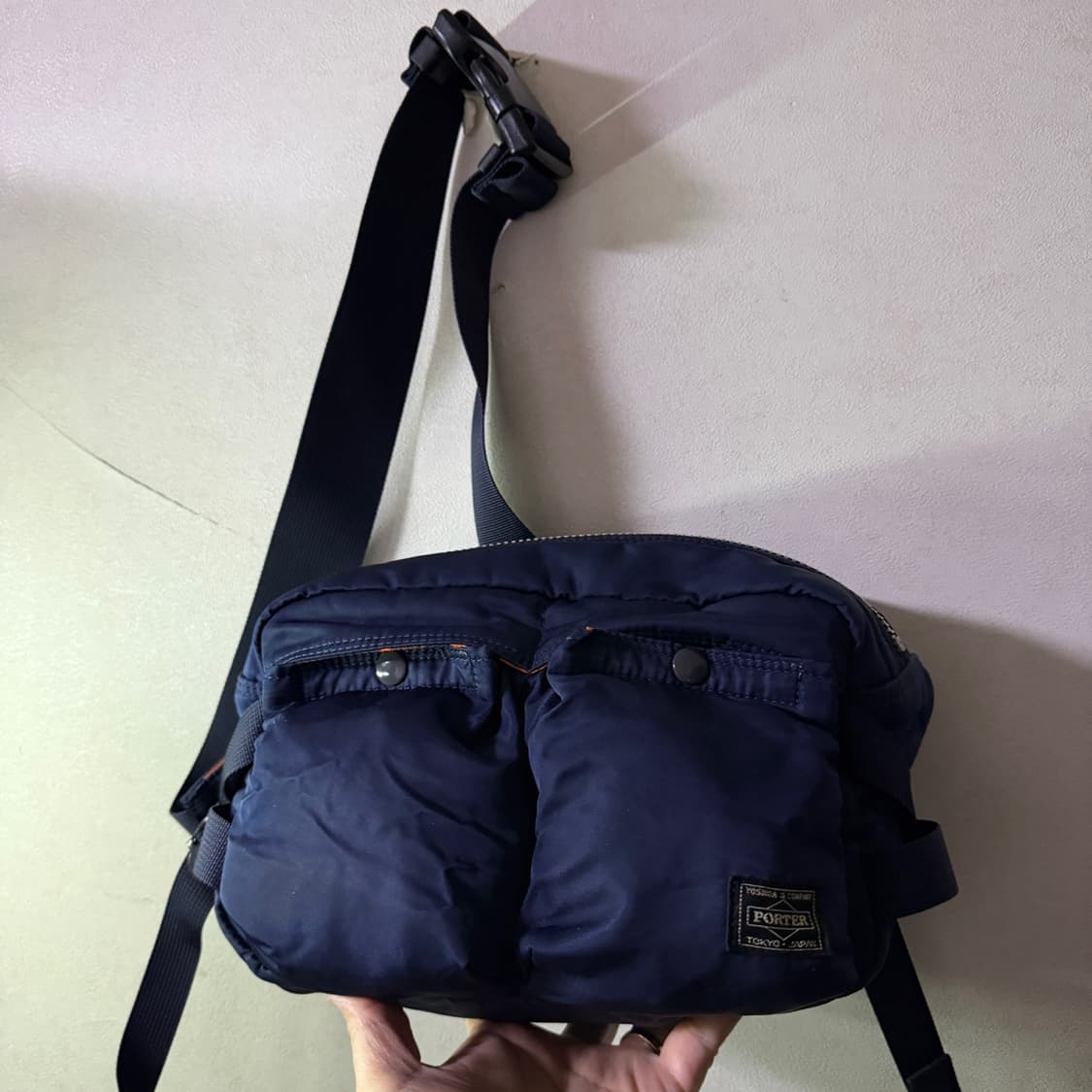 요시다포터 X스투시 탱커 웨이스트백 아이언블루 상품이미지10