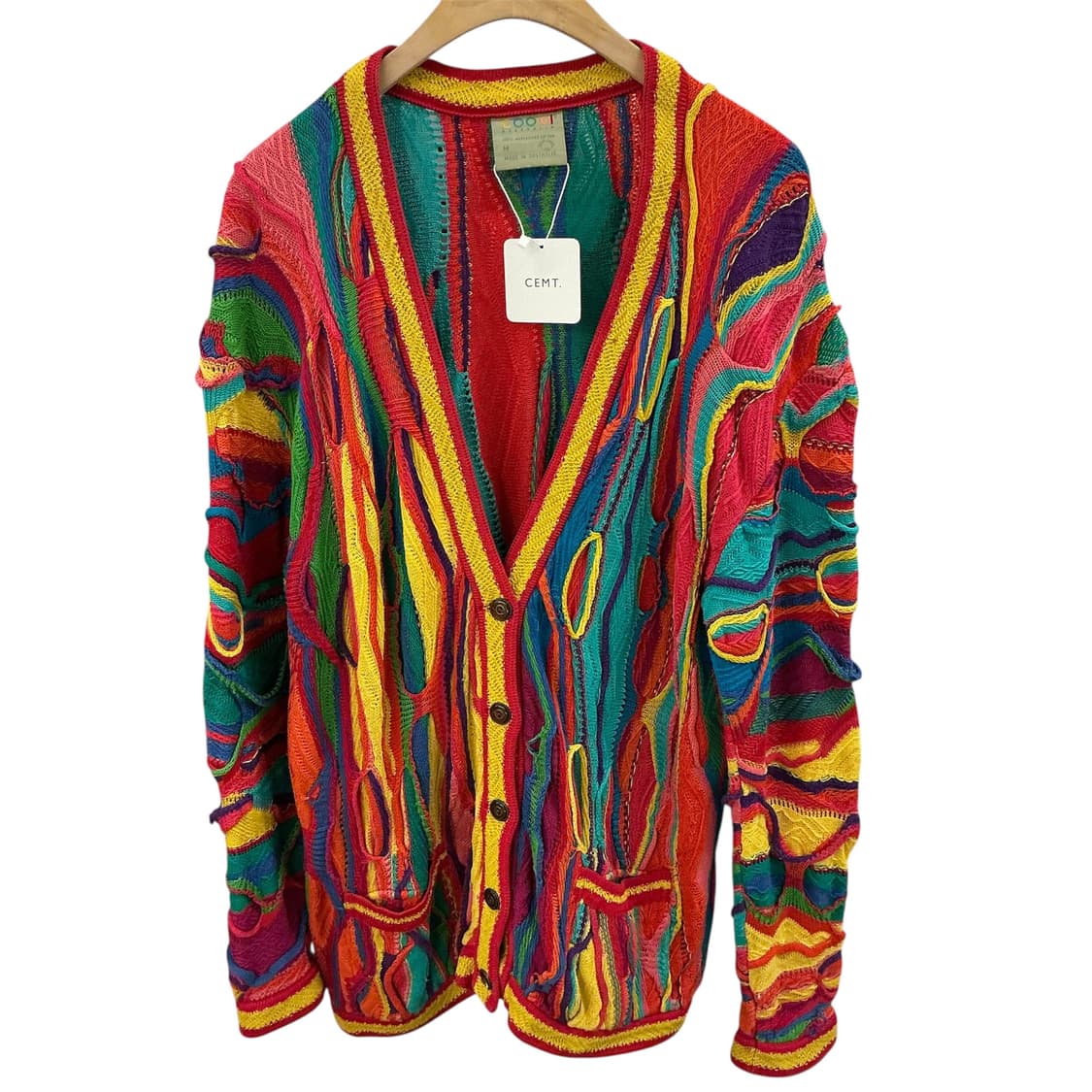 쿠지 케이블 가디건 상품이미지1