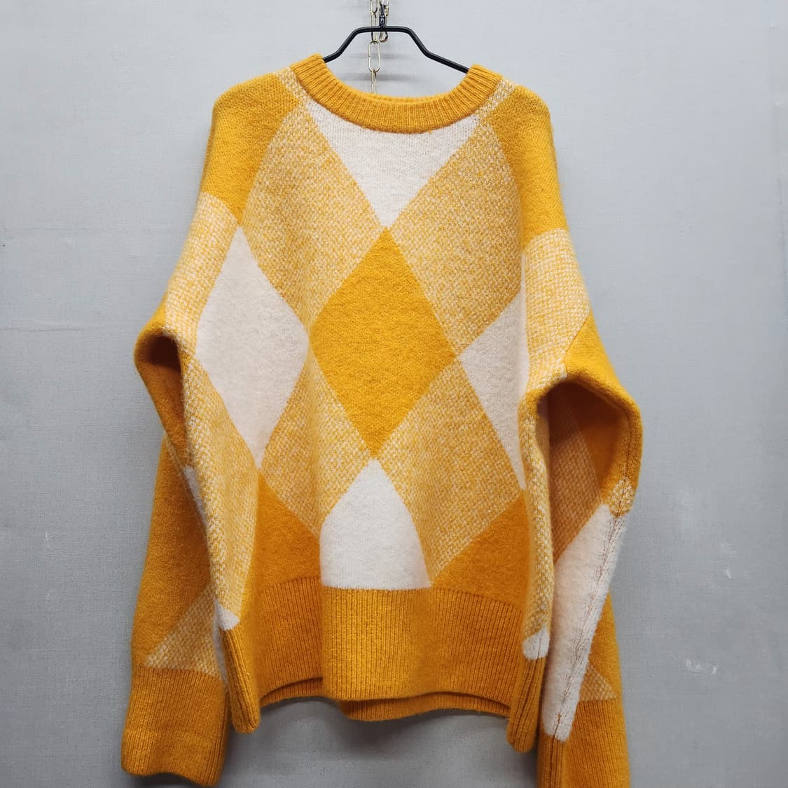 자라 Zara 다이아몬드 패턴 니트 M(2XL) 상품이미지1