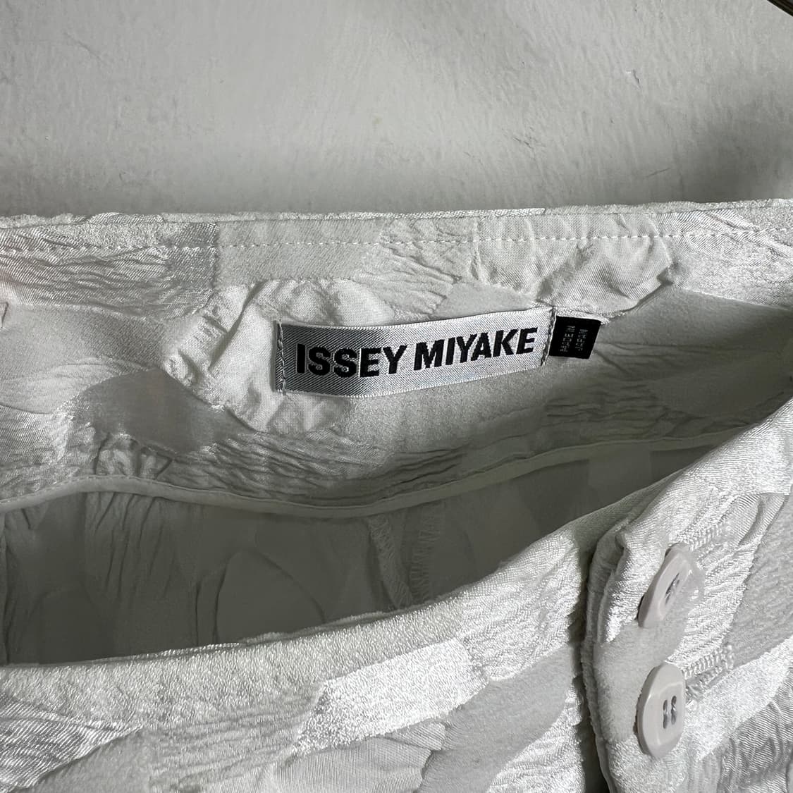 98AW 이세이미야케 화이트 쉬링크 셋업 3 상품이미지8