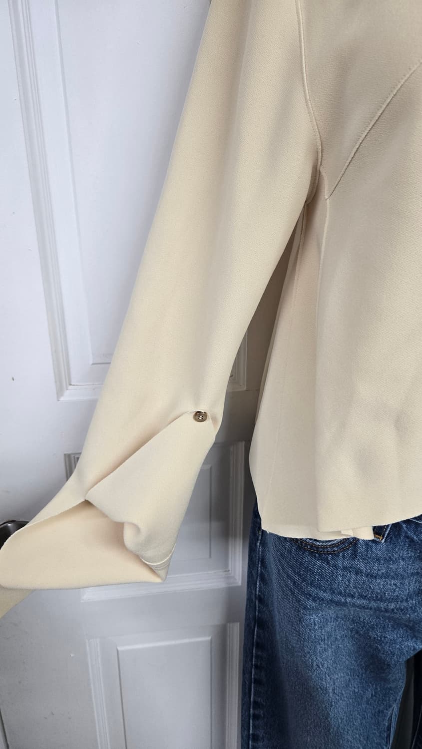 제이청 시그니처 하프집업 블라우스 상품이미지5