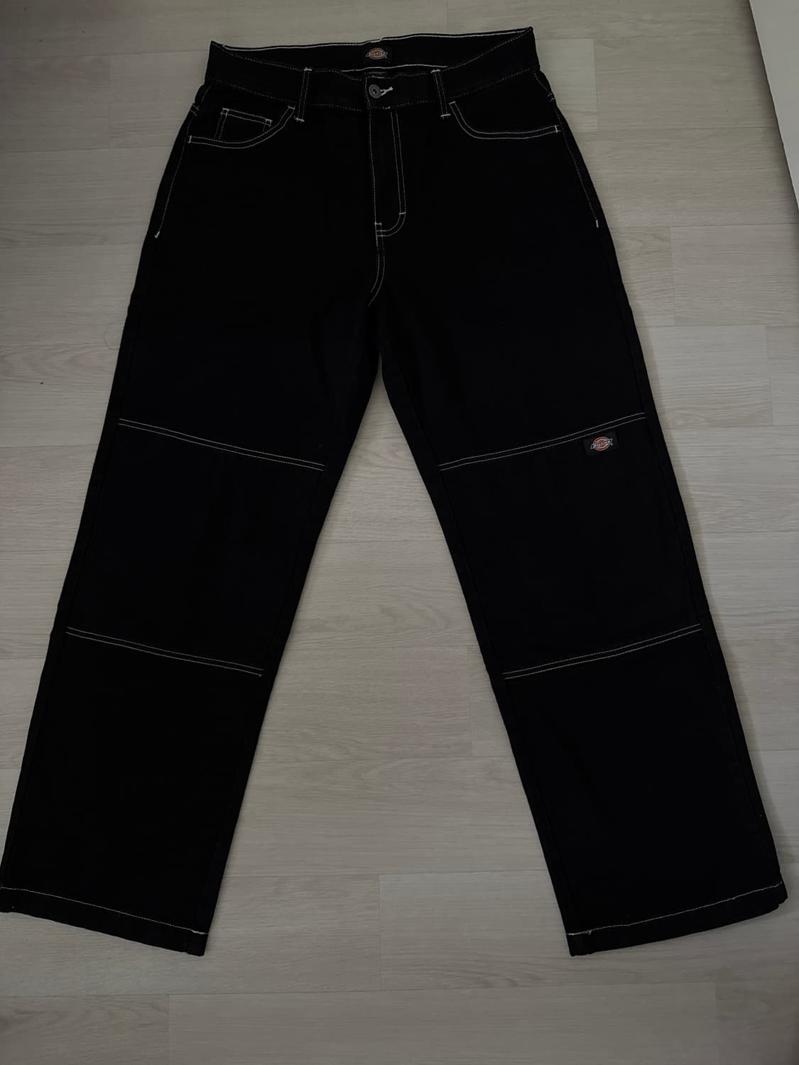 디키즈 더블니 데님 블랙 상품이미지2