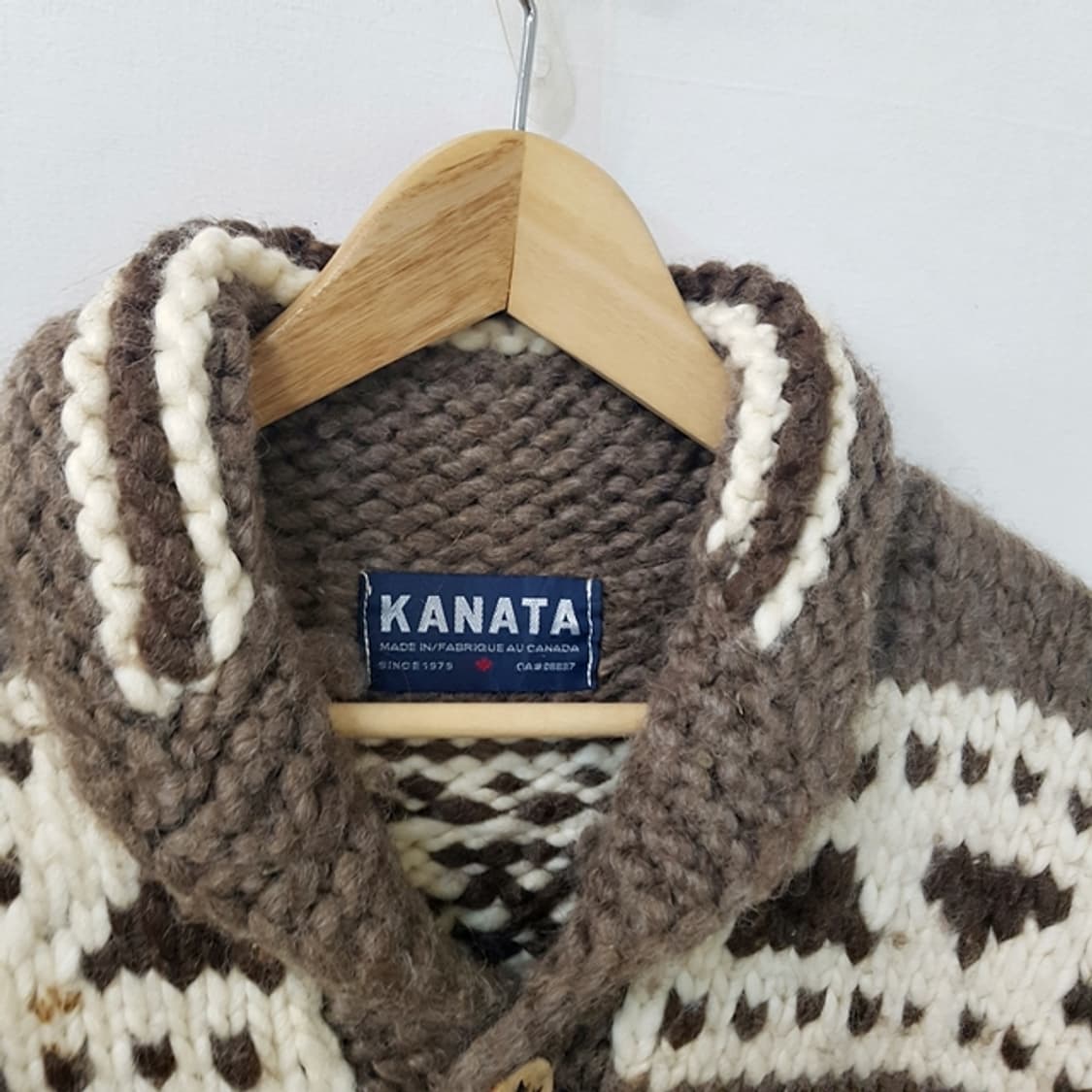 KANATA 코위찬 헤비 울 니트 자켓 상품이미지2