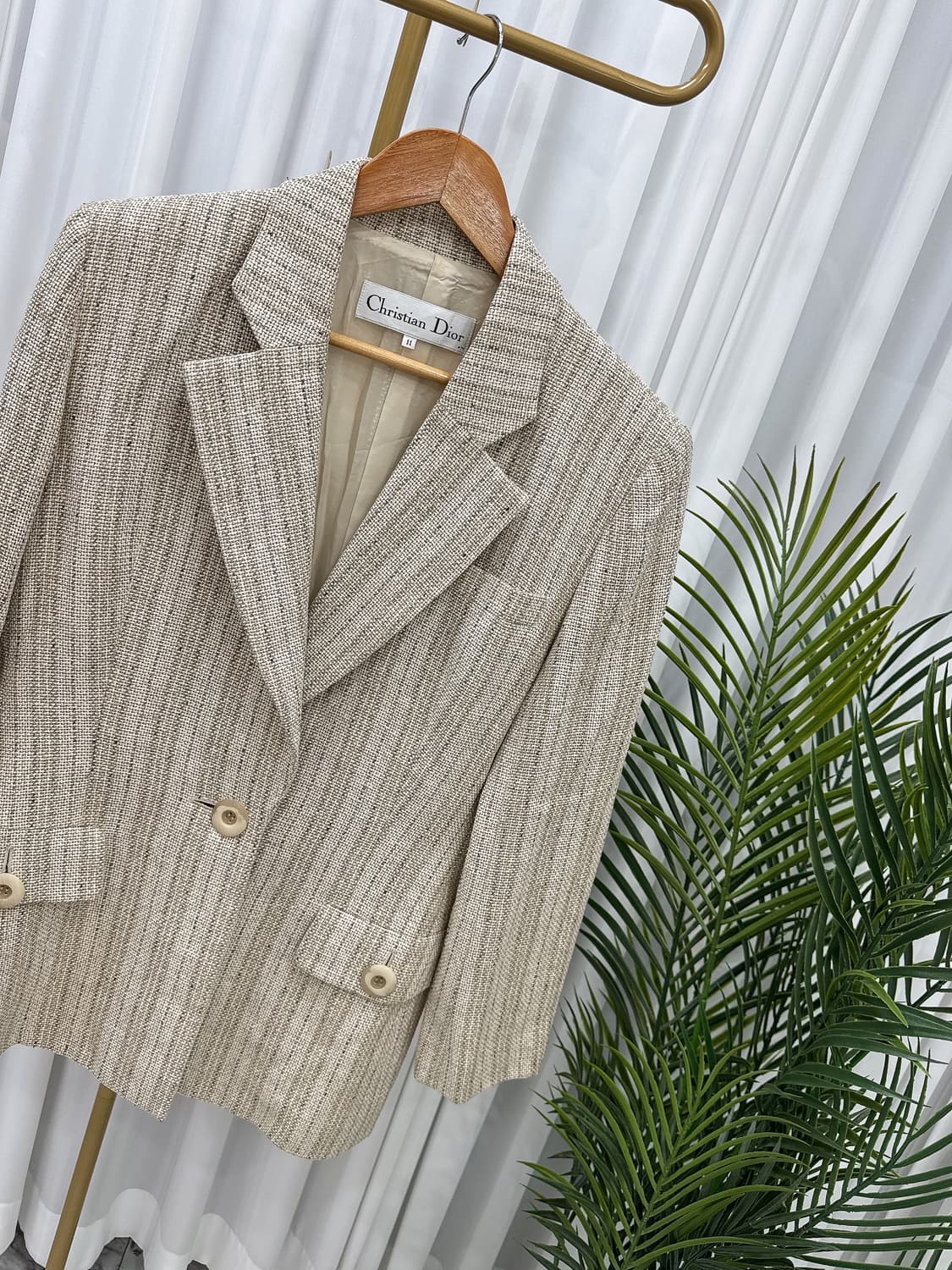 크리스찬디올 실크 린넨 자켓 상품이미지2