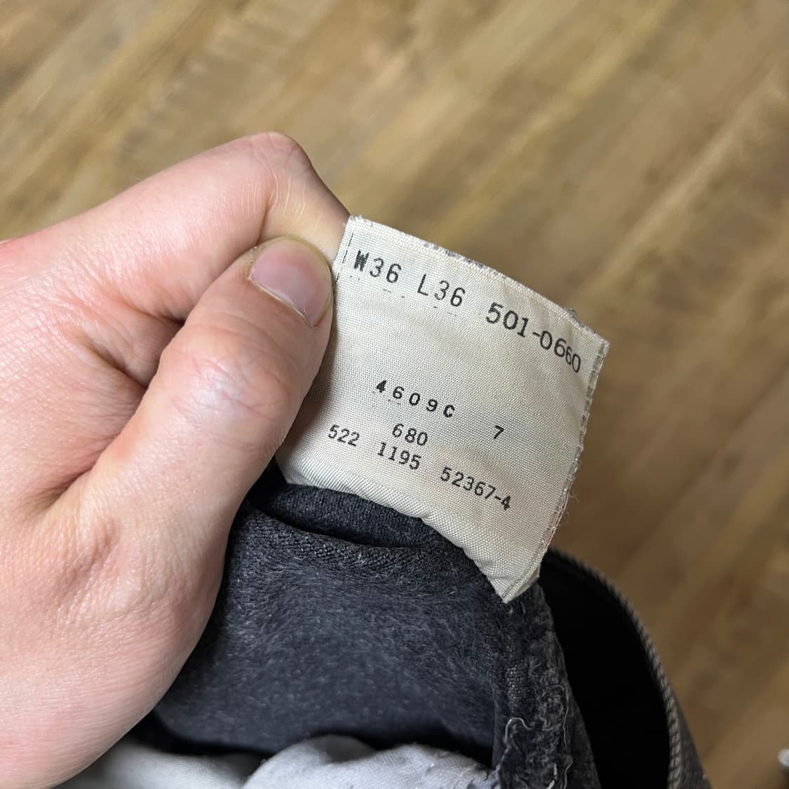 90s USA 리바이스501 블랙 [35] 상품이미지8