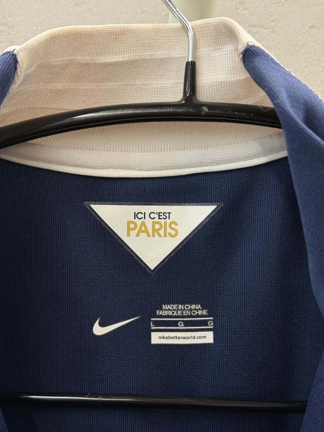 나이키 파리 생제르망 트랙탑 져지 자켓 네이비 L 상품이미지3