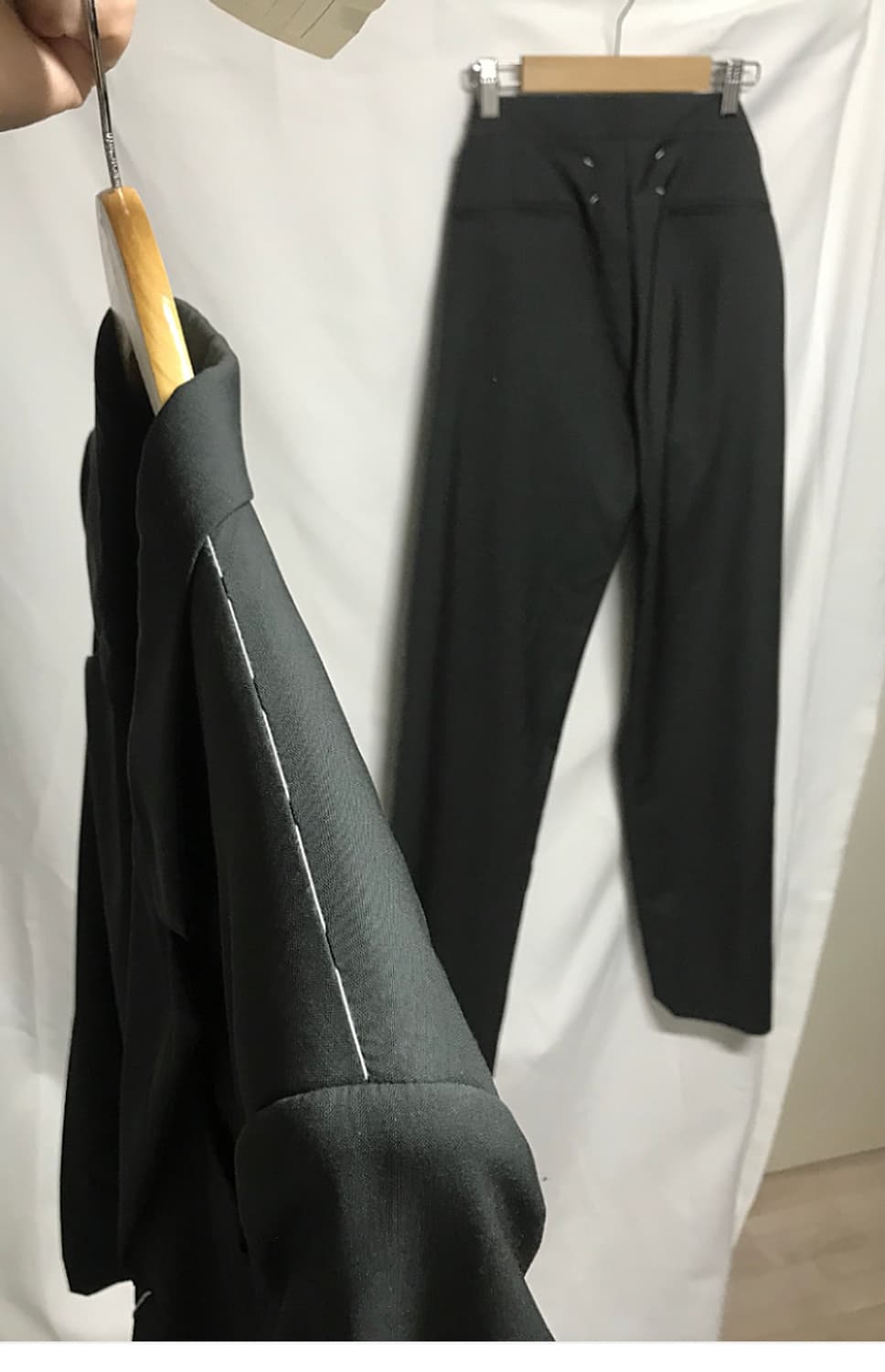 마르지엘라 수트 셋업“버진울-모헤어” 카키그린 50 상품이미지1