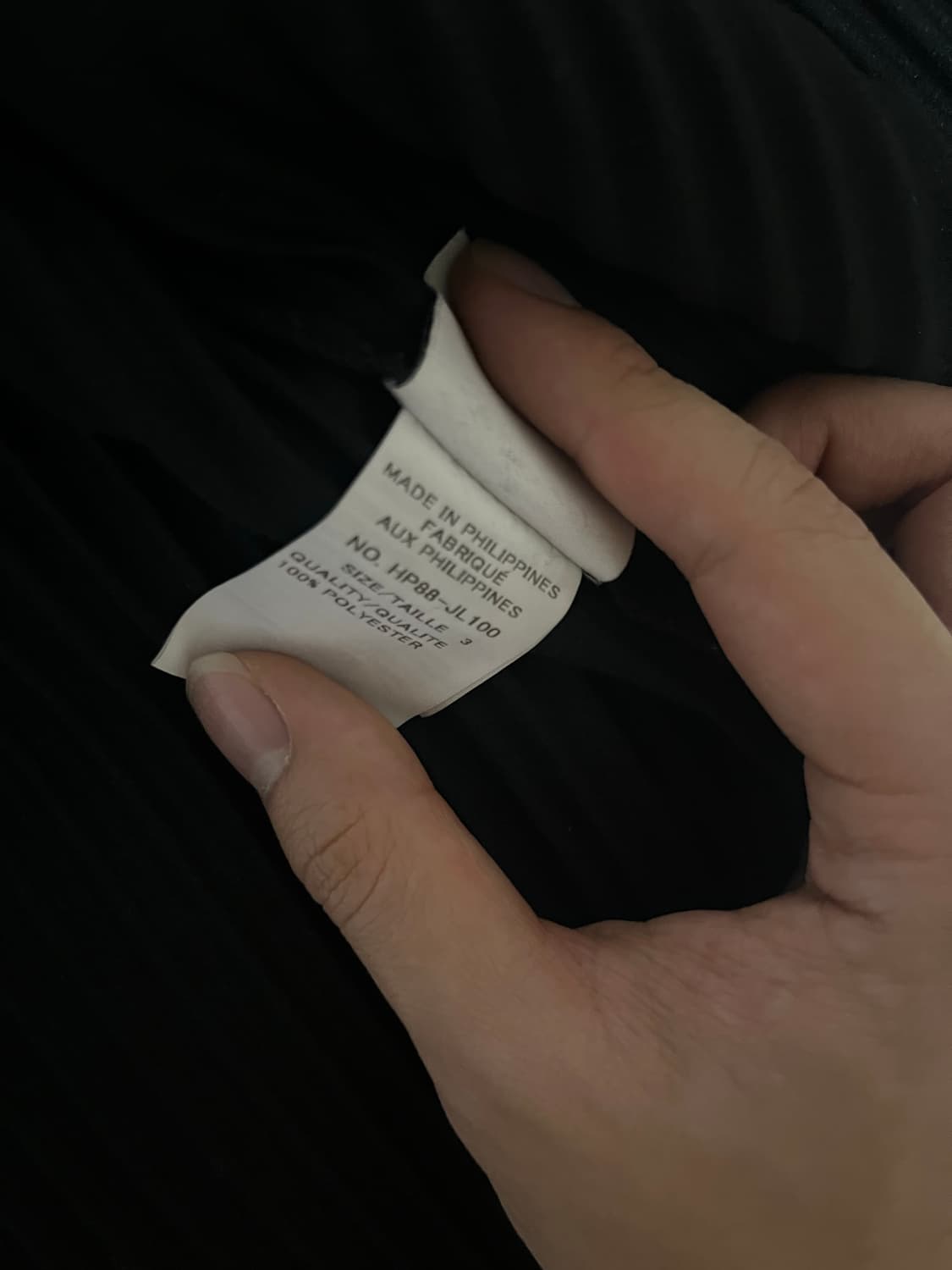 (3) 옴므플리세 후드집업 블랙 상품이미지4