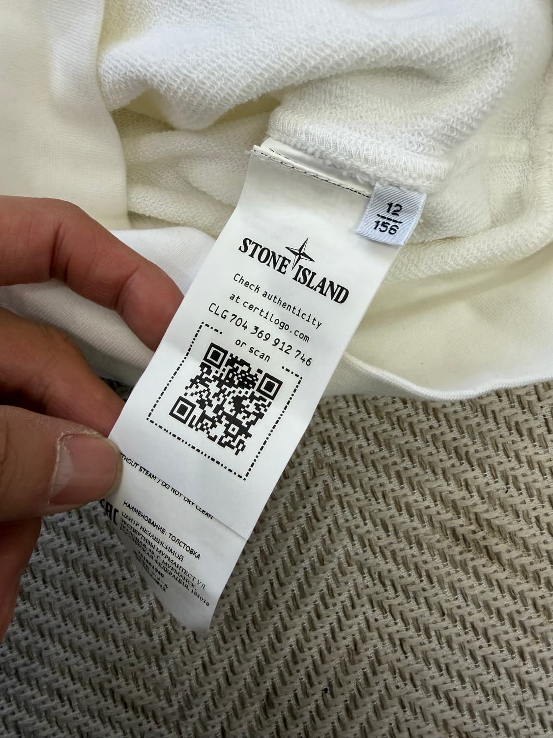 정품) 스톤아일랜드 신형 주니어 및 여성 맨투맨 12y 상품이미지7